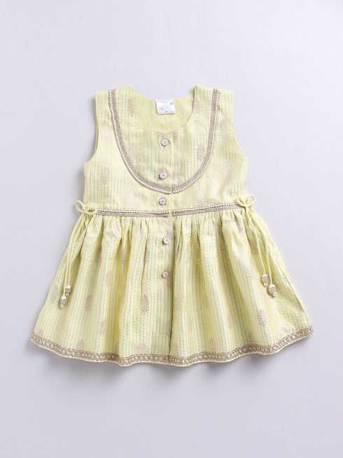 Girl's' Mint Green Ethnic Combo Set